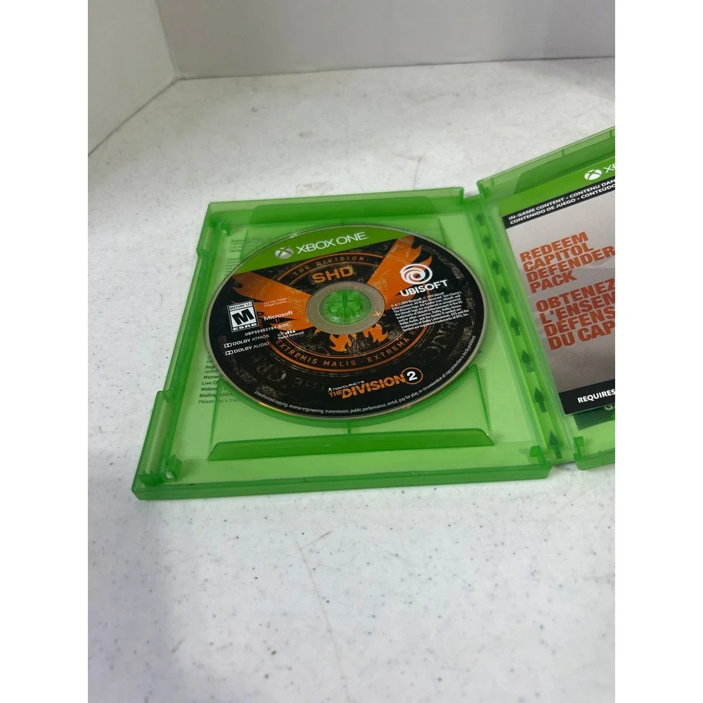 Tom Clancy's The Division 2 Xbox One Ubisoft Video‎ Game 4K HDR 2019